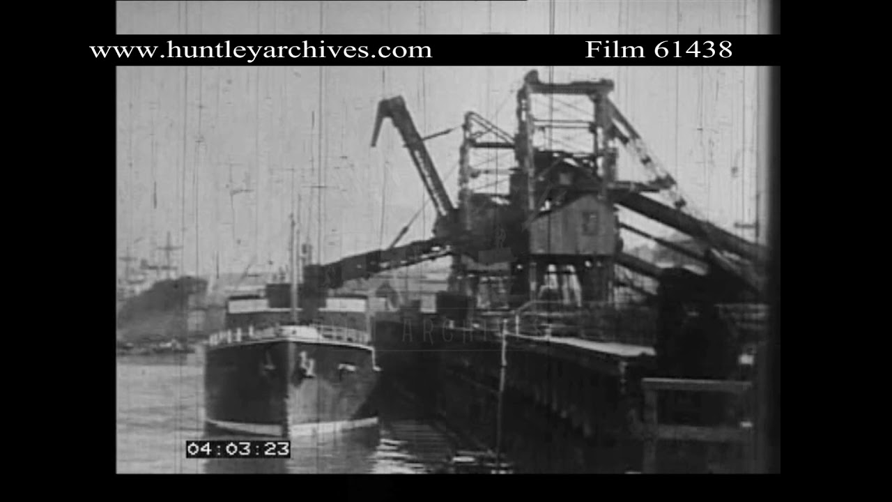 Coals From Newcastle in 1946.  Archive film 61438