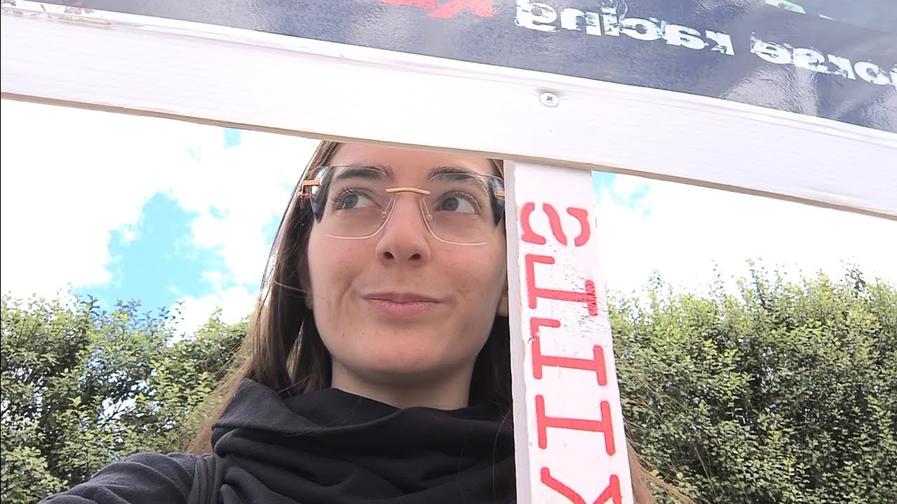 Trying to get deported protesting in Melbourne