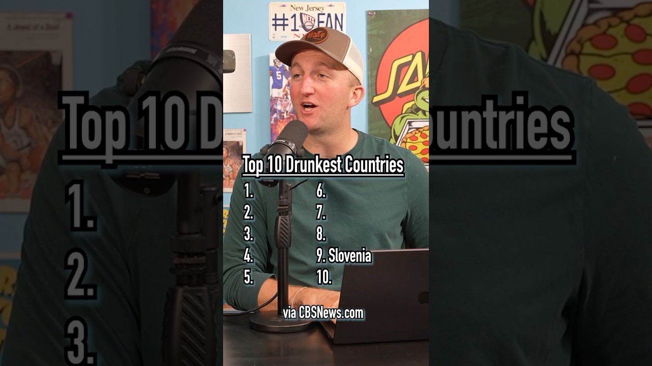 DRUNKEST Countries In The WORLD! Can You Guess? #shorts #drunk #top10 #guessinggame #drinking #beer