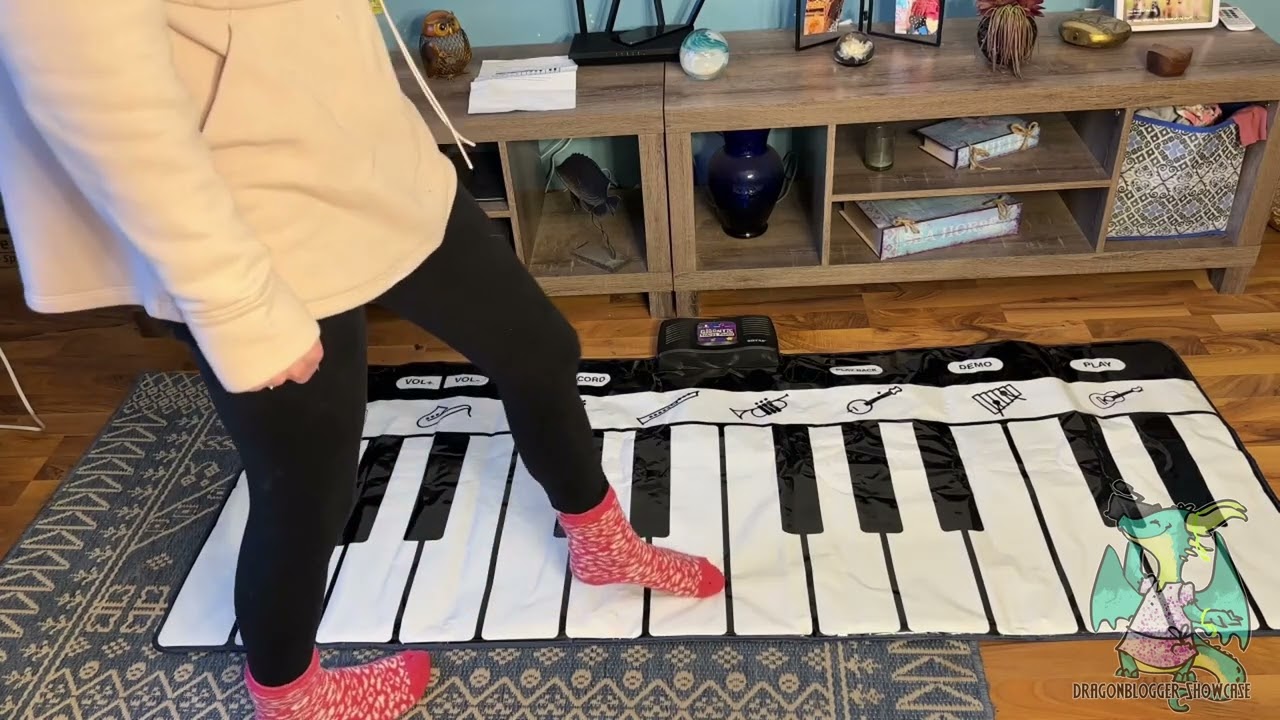 Testing the Click N' Play Gigantic Keyboard Play Mat