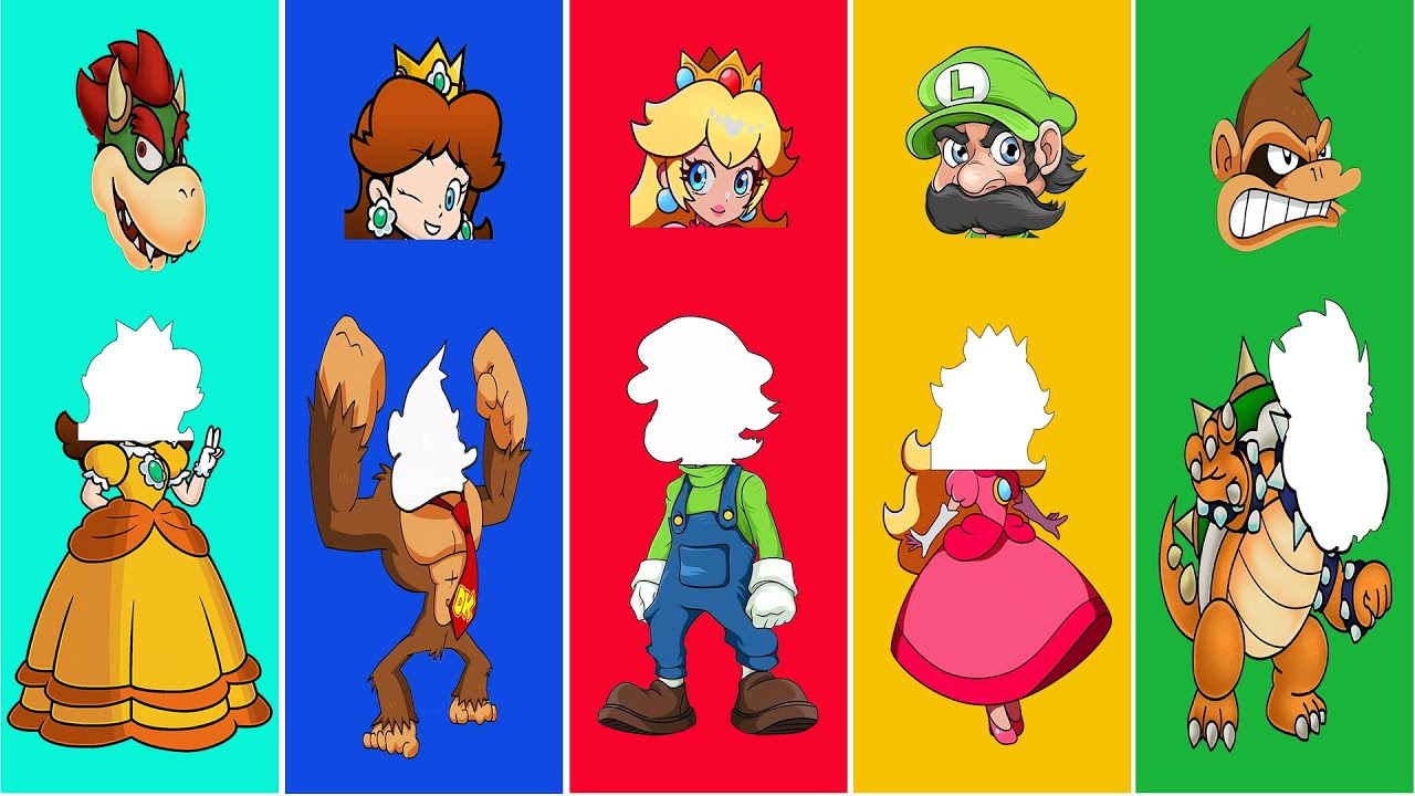 Mixed-Up Mario Crew 🔥 Can You Put Luigi, Peach, Daisy & Diddy Kong Back in Place? 👀✨ | Mario ADM