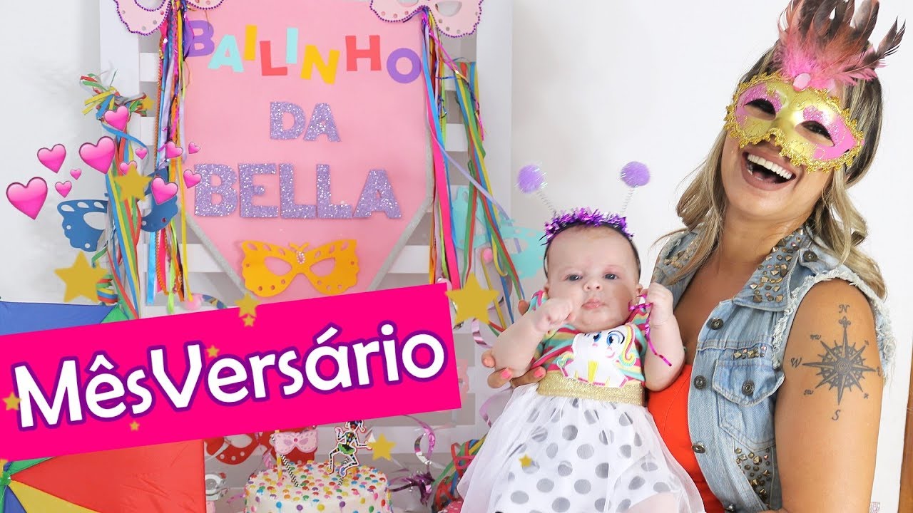 MÊSVERSÁRIO DE CARNAVAL - BAILINHO DA BELLA {VLOG}
