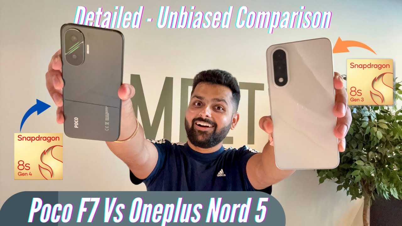 Oneplus Nord 5 vs Poco F7 Comparison - King Of Mid Range Smartphones?