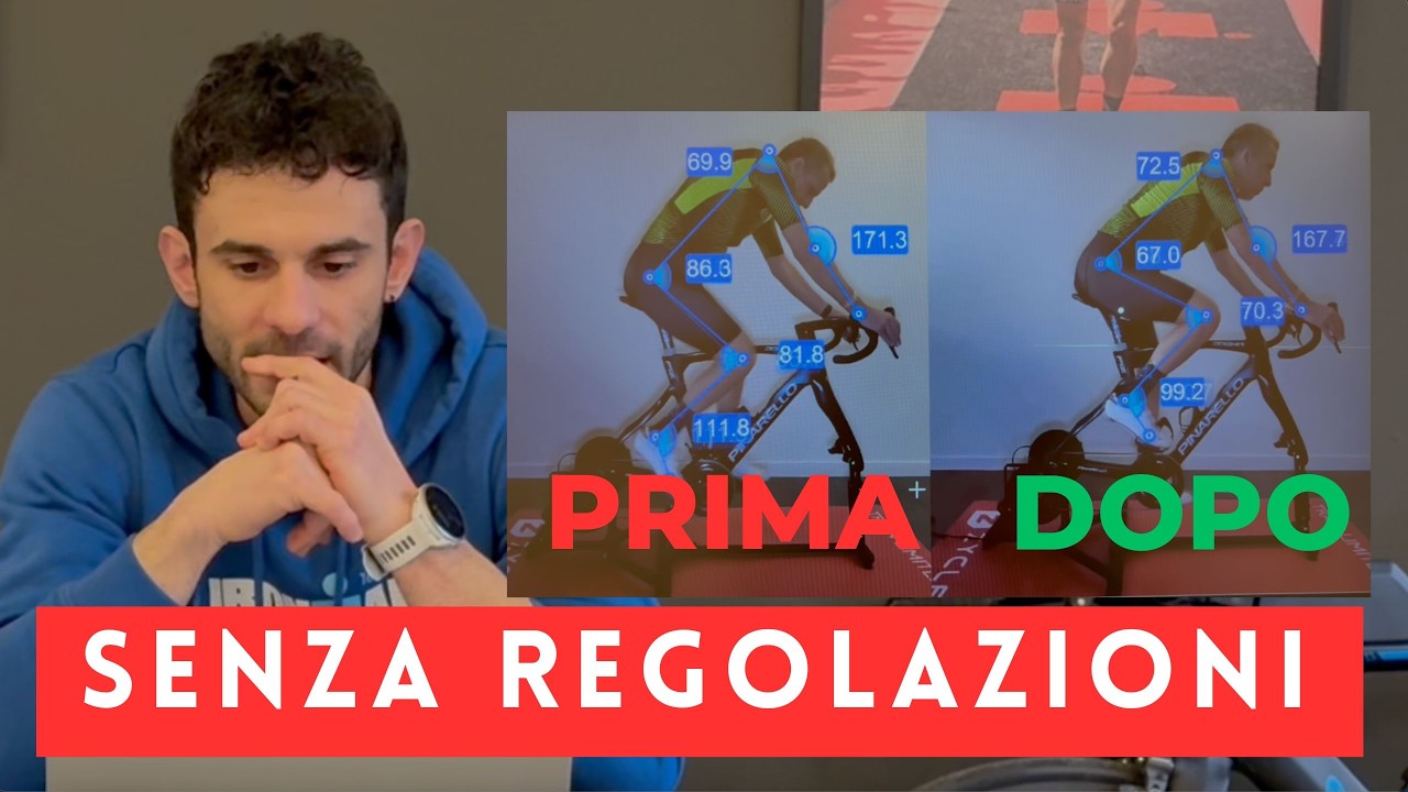 Bike Fitting: PRIMA E DOPO senza regolare la bici! 🚴‍♂️