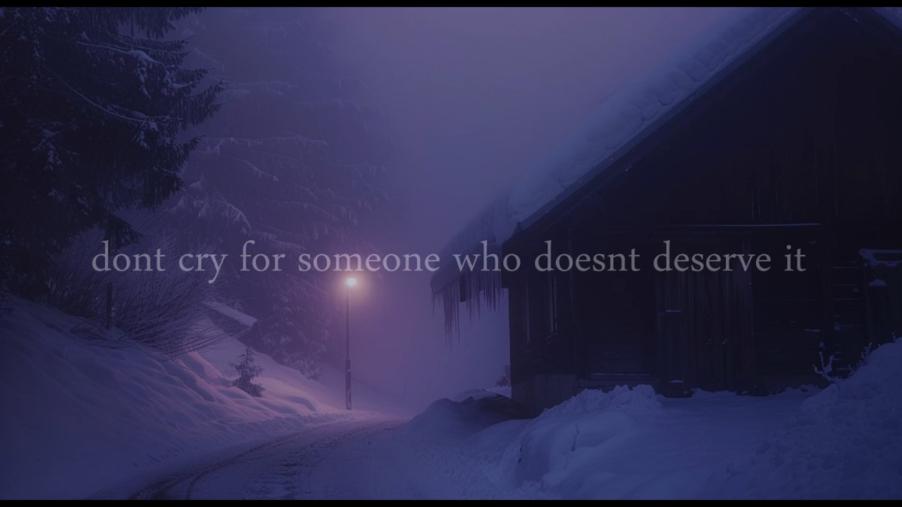 dont cry for someone who doesnt deserve it