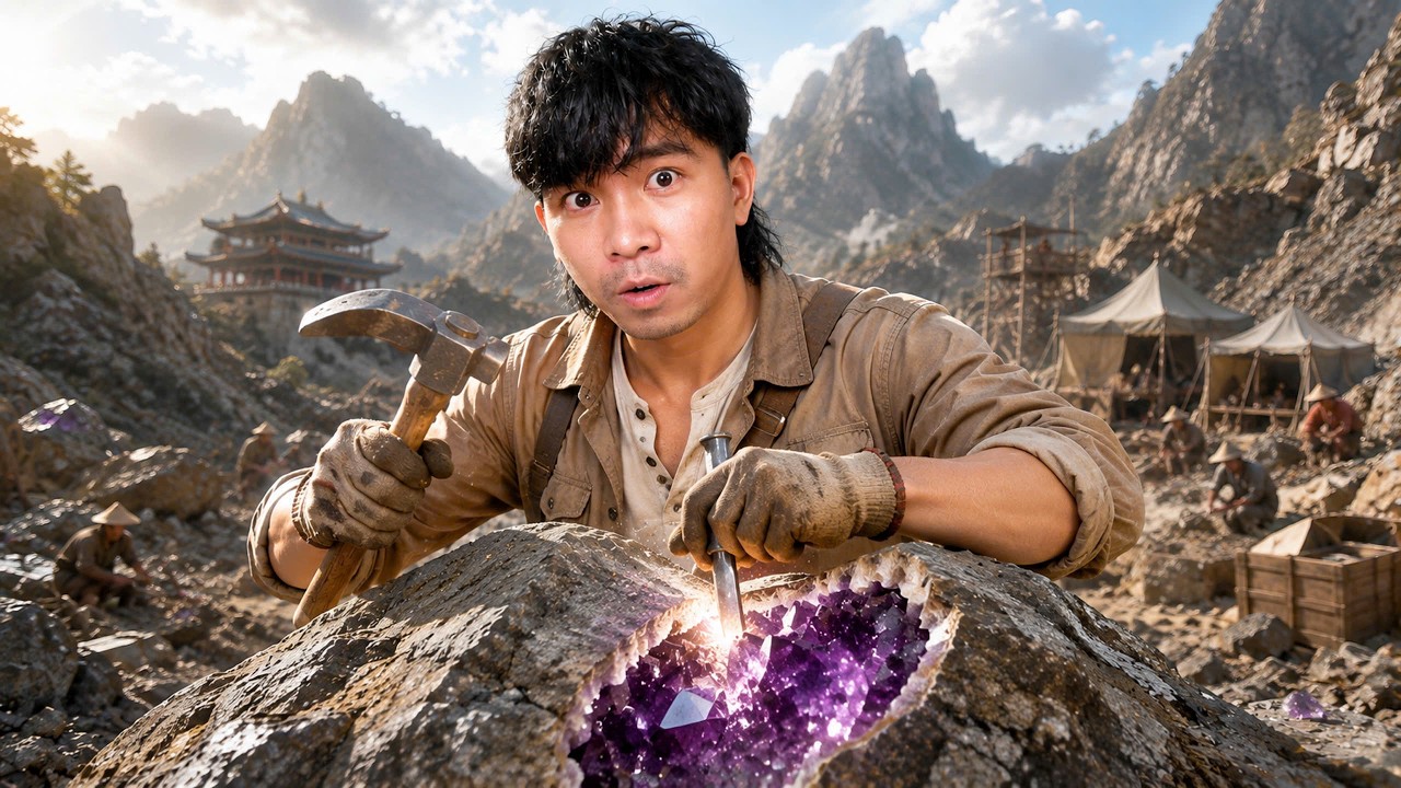 PHD hunts for gemstones