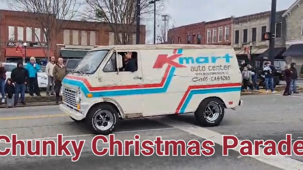 Chunky the Kmart Van @ Honea Path и рождественский парад в Белтоне, Южная Каролина
