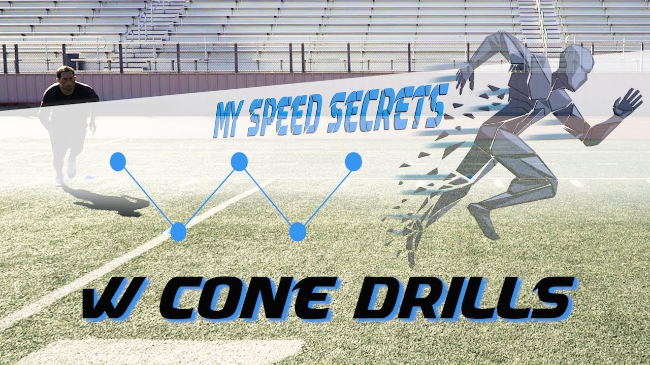 W Cone Drills - Athlete Speed and Agility Training