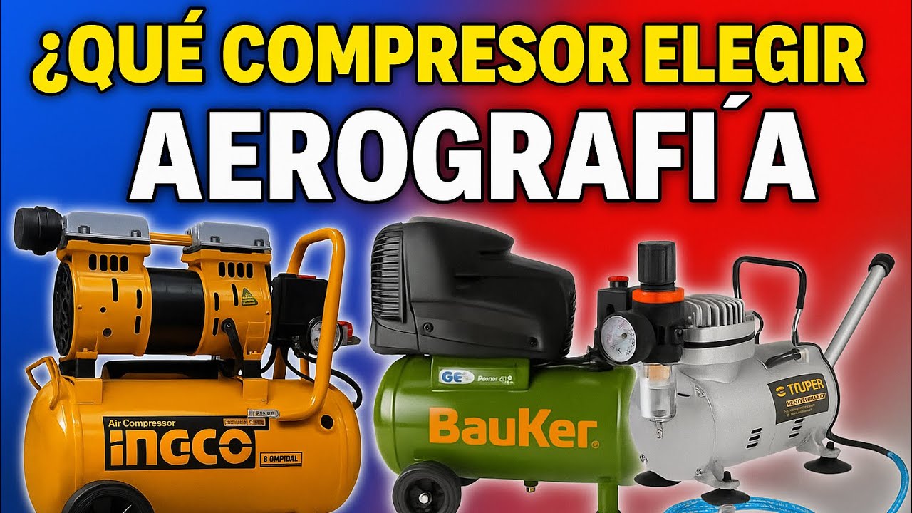 Los mejores compresores para el arte del aer&oacute;grafo