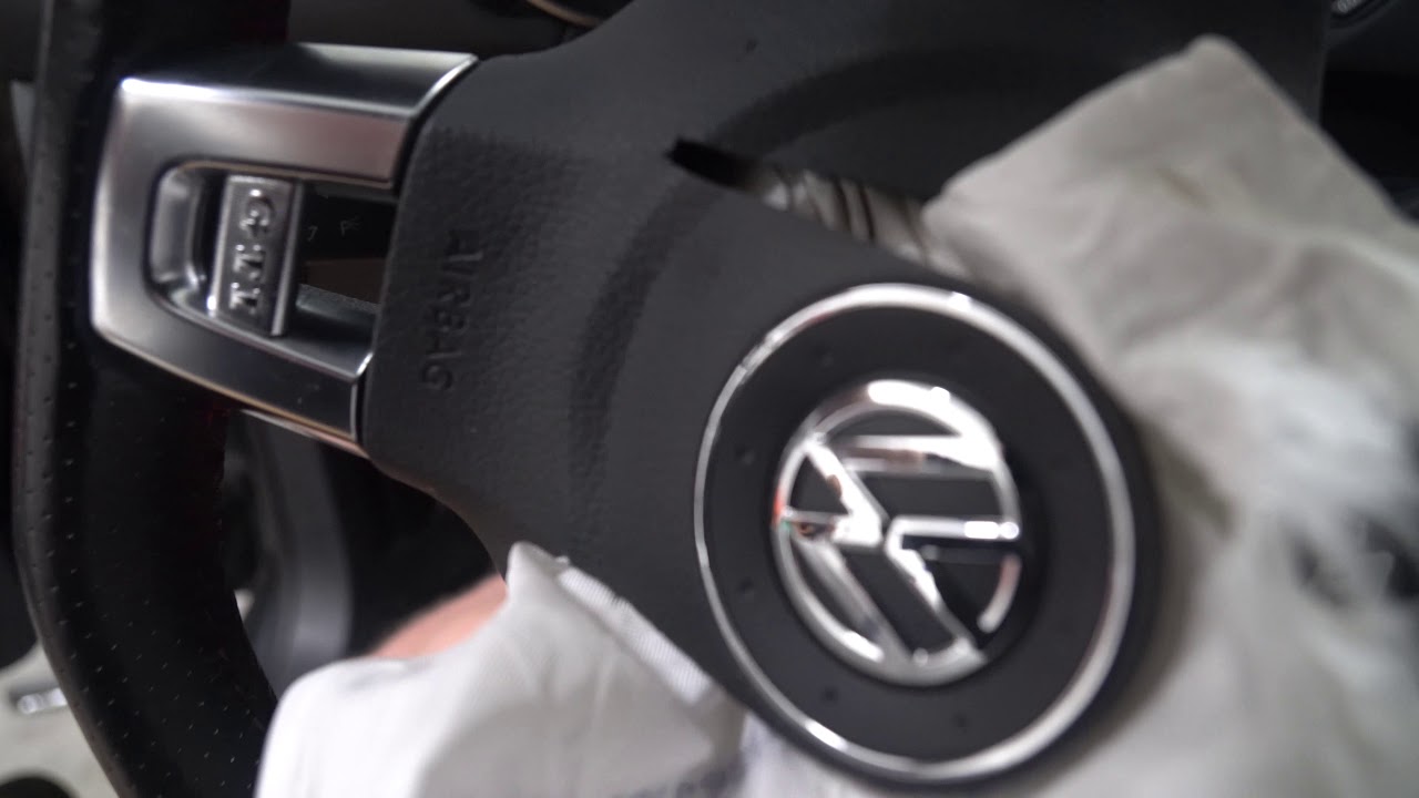 HOW TO EASILY REPLACE STEERING WHEEL AIR BAG IN VW MK6 GTI