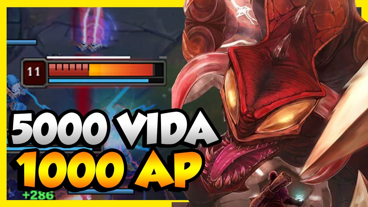 CASI 30 CARGAS CON LA R DE CHOGHAT FULL AP CON 5000 DE VIDA | LEAGUE OF LEGENDS.