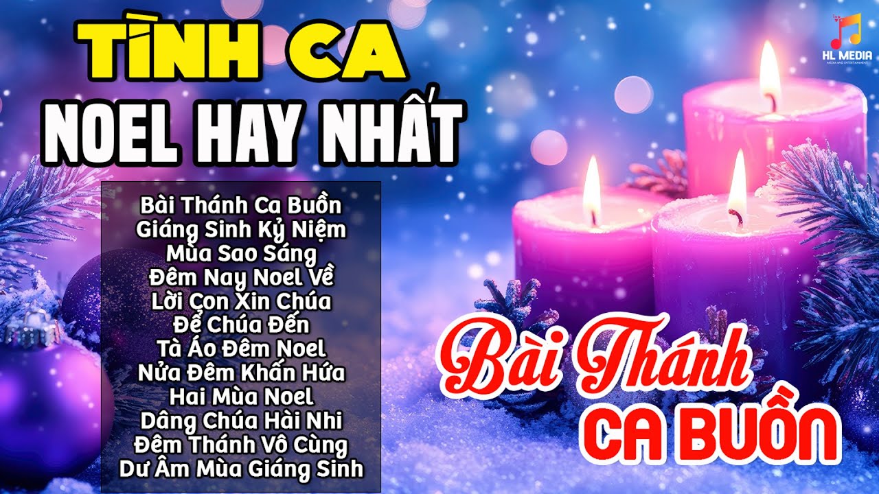 Nhạc Noel Hải Ngoại Hay Nhất - BÀI THÁNH CA BUỒN | Tình Ca Giáng Sinh Một Thời Bất Hủ