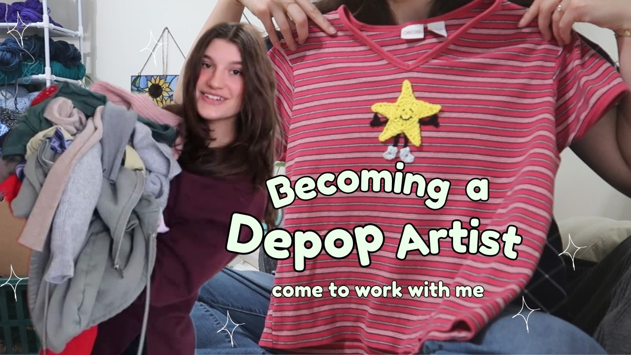 Как стать лучшим продавцом на Depop 💸 | Видеоблог о малом бизнесе + новости из жизни