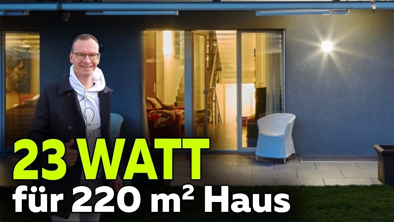 23 Watt Dauerbetrieb f&uuml;r 220 qm Haus | KNX Hausautomation | Smartest Home - Folge 80