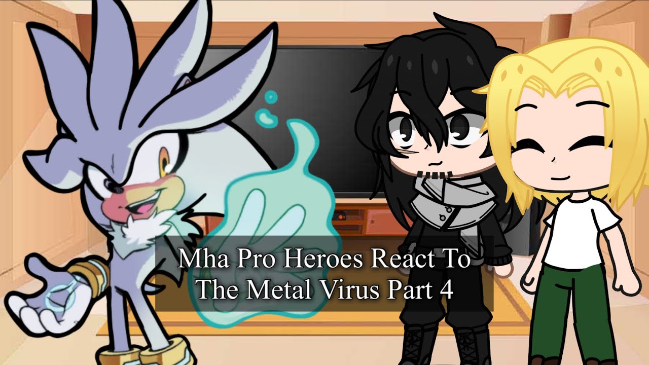 Mha Pro Heroes React To Sonic The Metal Virus Part 4 (gacha club)