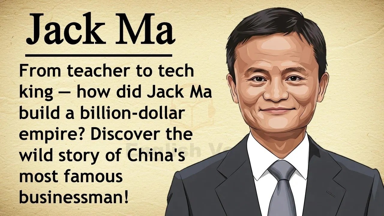 Jack Ma： From Teacher to Tech Giant ｜｜ 💼📱 Learn English Through Story Level 3 ｜｜ Graded Reader 🎧