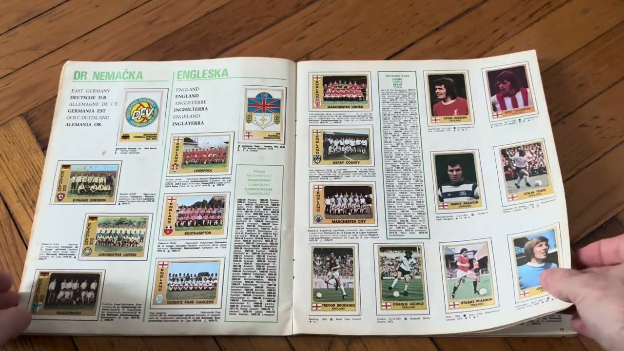 Euro Football 1976 Panini