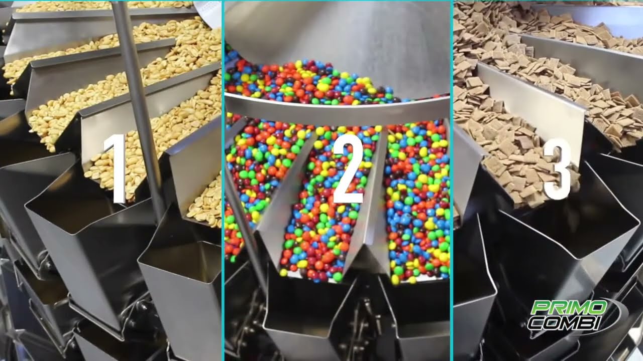 Snack Food Weighing and Mixing - The PrimoCombi 24 head combination scale