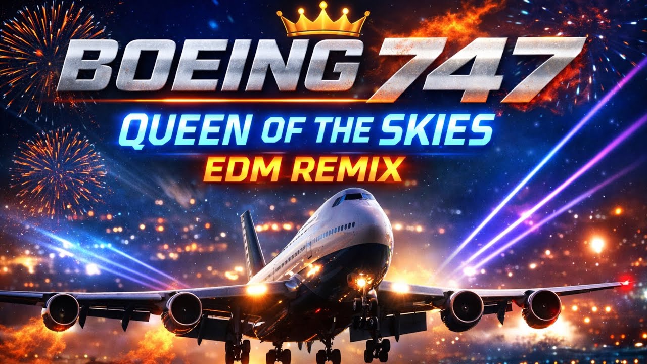 Boeing 747 никогда не умирает ✈️ | Королева небес EDM #EDMRimex #АвиационнаяМузыка #ЛюбителиАвиац...