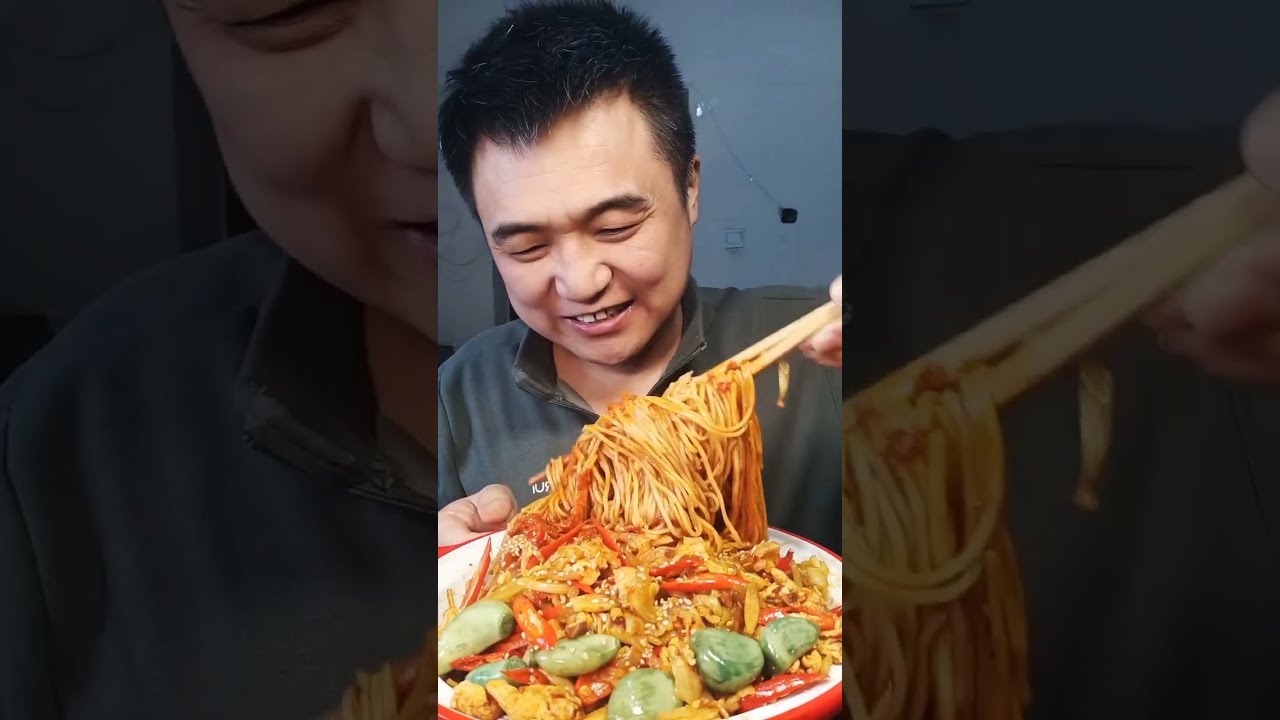 Today eat spicy noodle