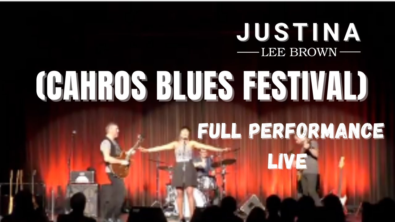 JUSTINA LEE BROWN & MORBLUS - Full Performance Live  (CAHROS Blues Festival 2023)