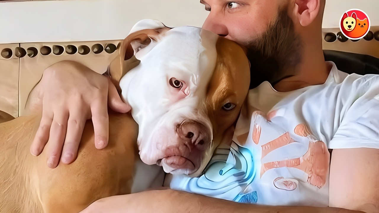 Эта спасенная собака хочет, чтобы ее все любили — теперь она правит мини-зоопарком, полным любви.