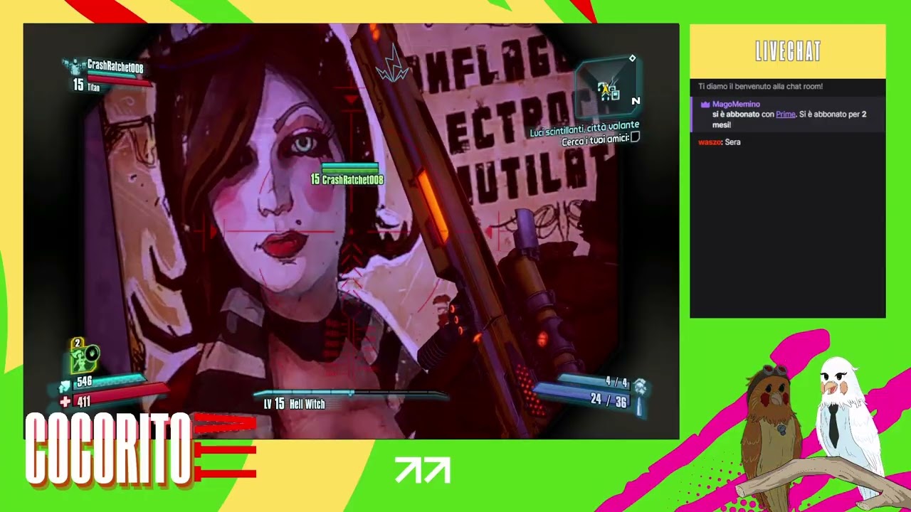 La nuova Sanctuary - Borderlands 2 #7 | CocoritoTV LIVE ITA