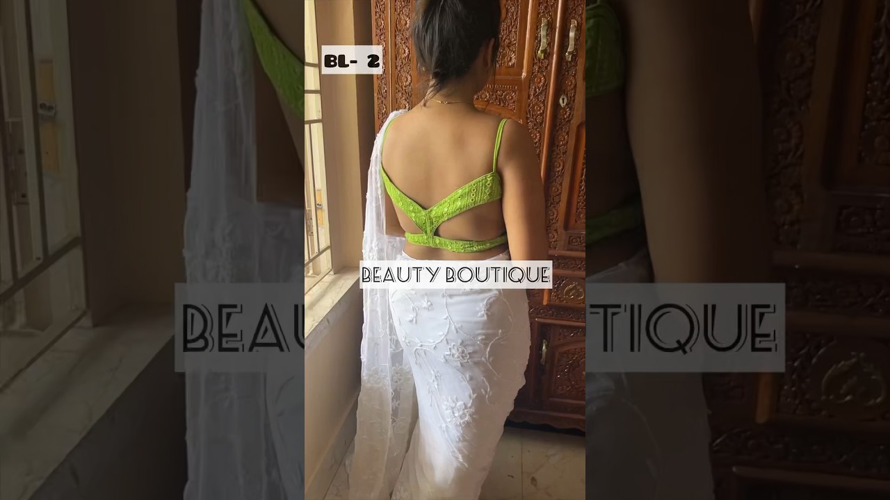 Designer Blouse- Sleeveless Blouse Collection || #sareefashion #blouse #blousedesign #saree #beauty