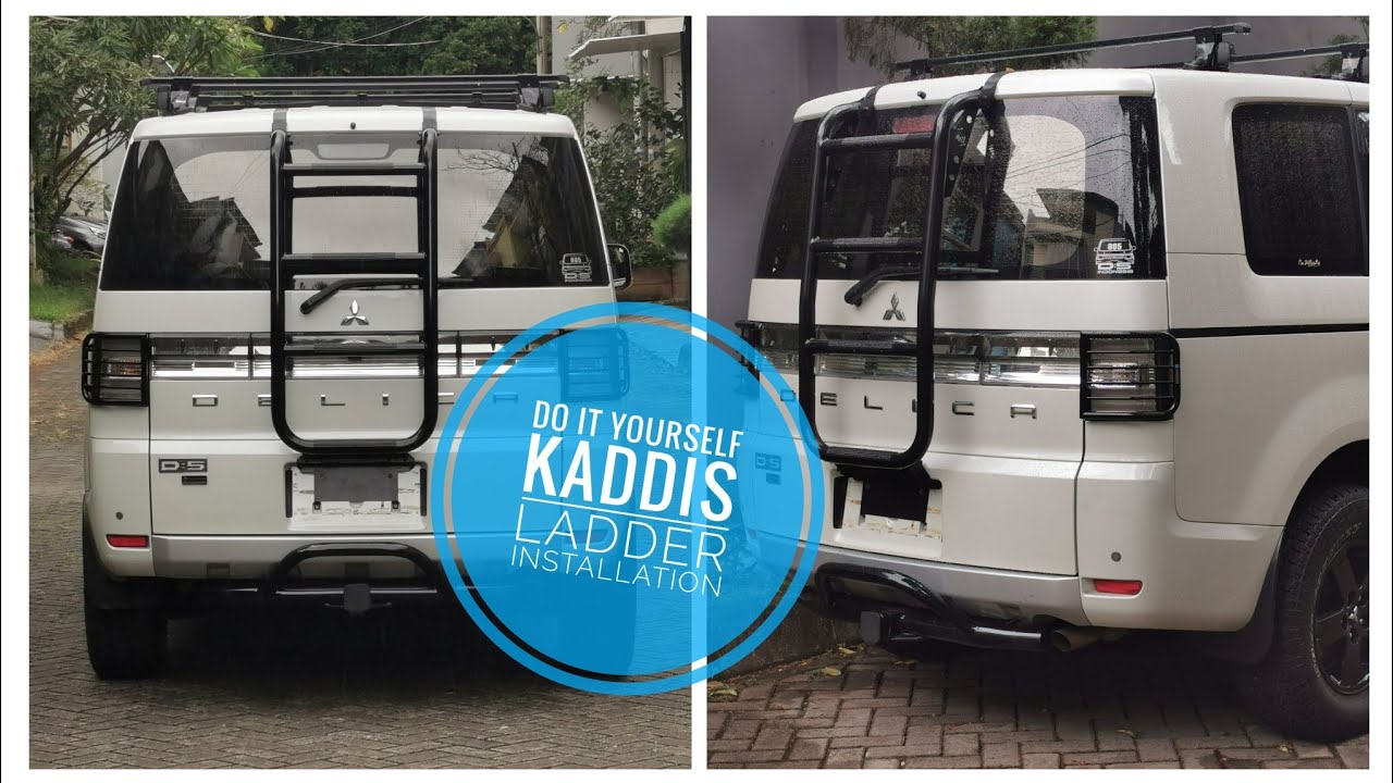 DIY: KADDIS Aluminum Rear Ladder Installation (Mitsubishi DELICA D5)