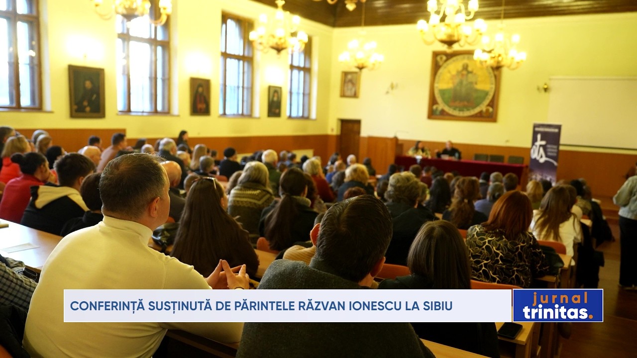 Lansare de carte și conferință susținută de părintele Răzvan Ionescu la Sibiu