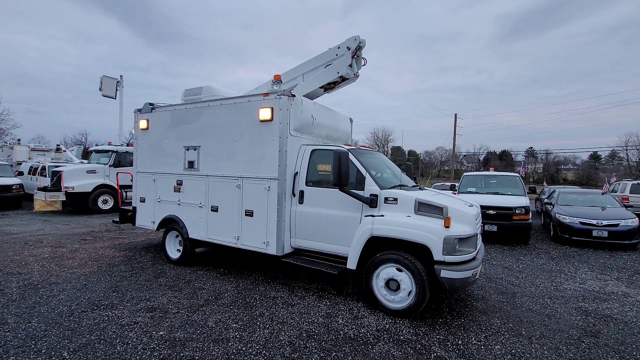Lewis Motor Company 2005 C4500 Fiber Splicing Boom Box Bucket Truck For Sale on eBay!
