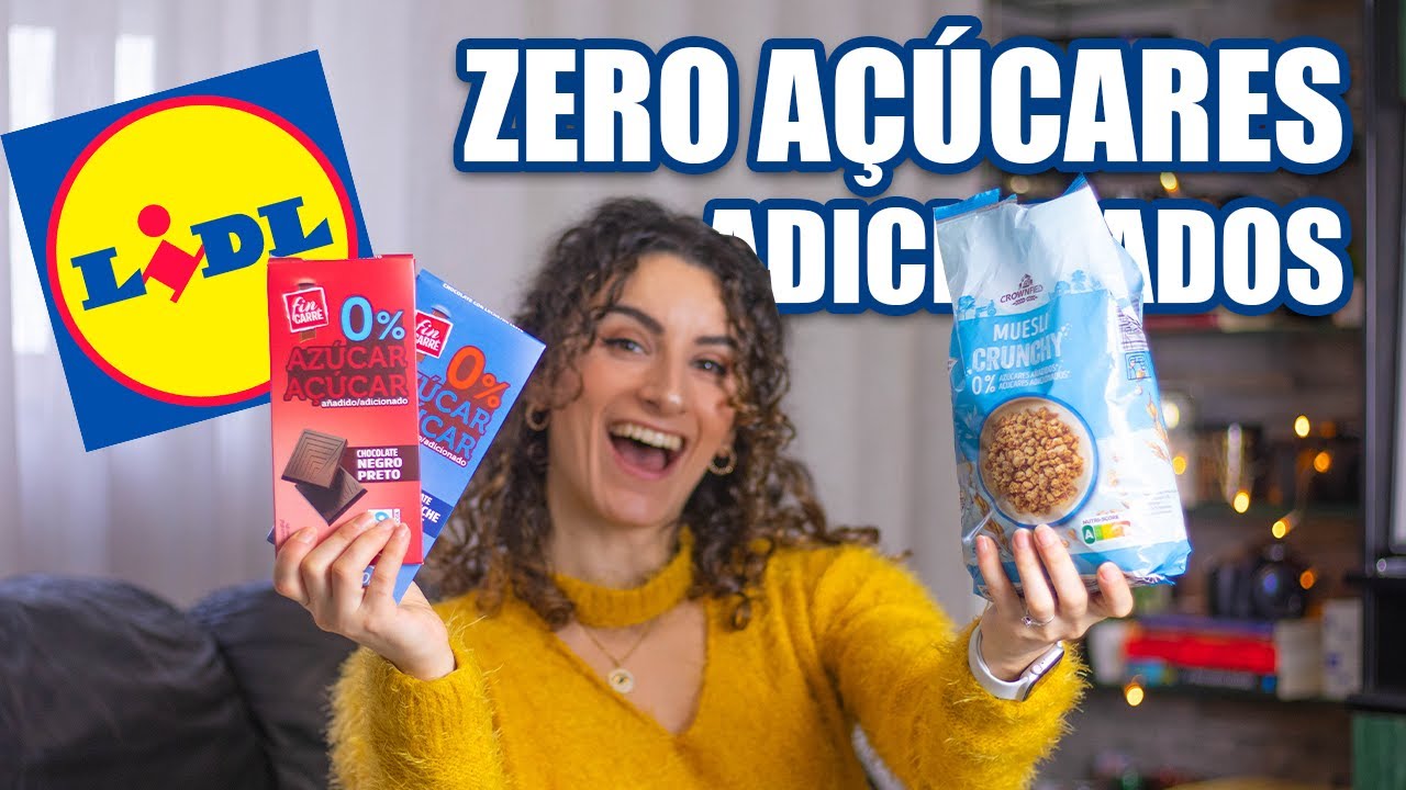 PROVEI PRODUTOS ZERO AÇÚCARES ADICIONADOS DO SUPERMERCADO LIDL - Granola, Gelados proteicos e mais