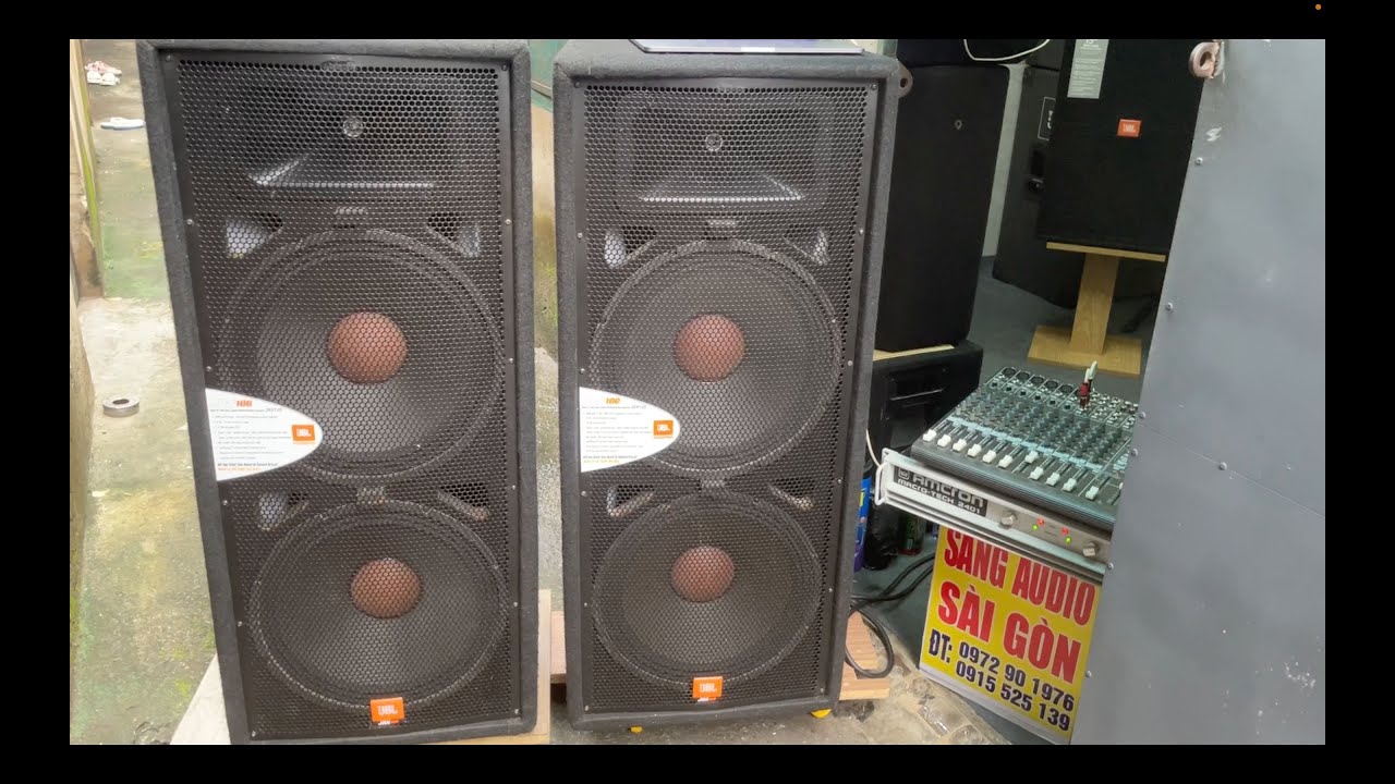 Test Full Combo Mỹ Với Cặp Loa JBL JRX 125 Tại Sang Audio
