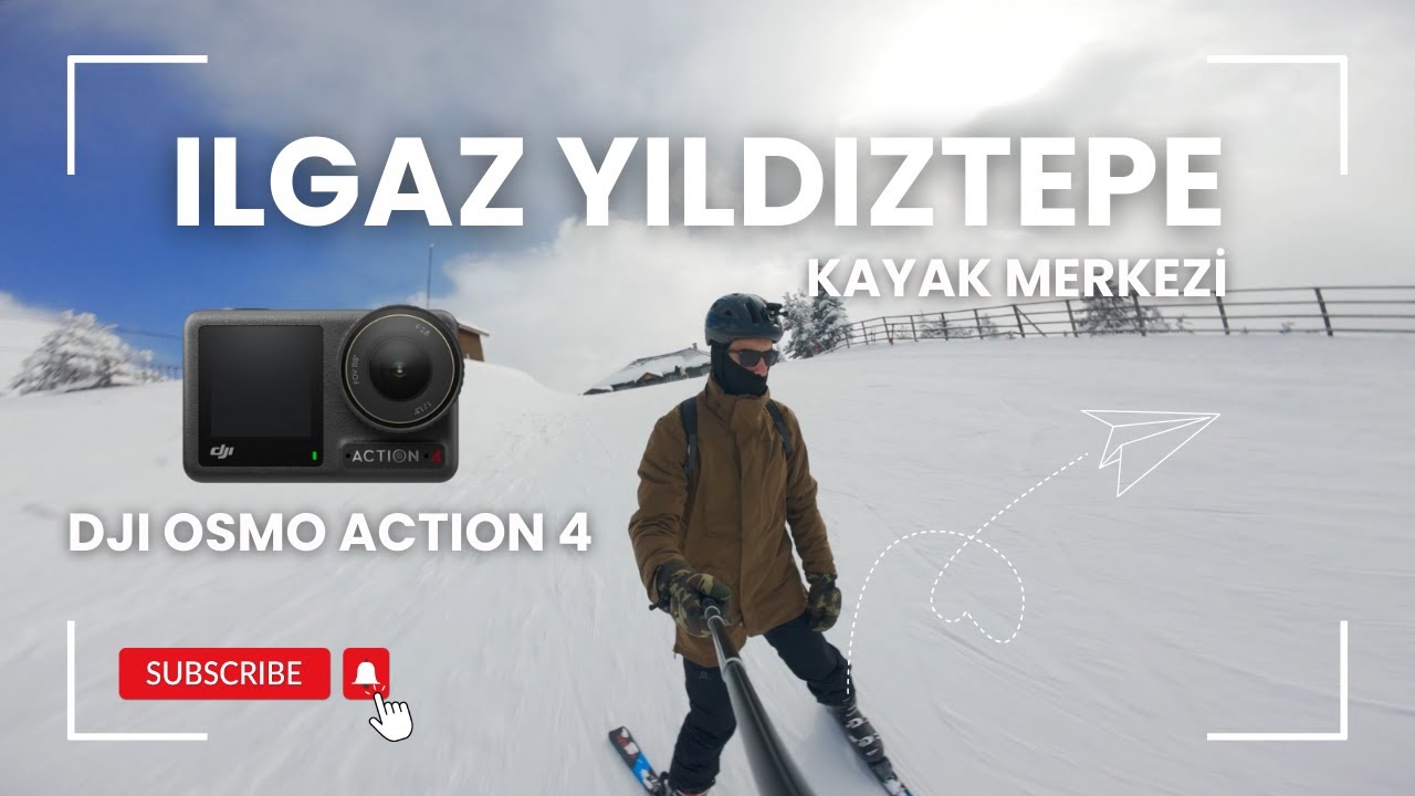 🏔️ ILGAZ - YILDIZTEPE KAYAK MERKEZİ ❄️ KAYAK MACERASI ⛷️ | DJI OSMO ACTION 4