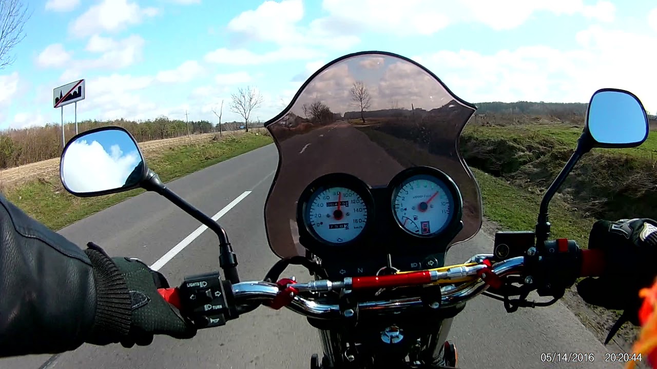 Romet k125 fi #22. Przejażdżka. 110km/h.to nie v-max. oglądać bez dźwięku. Strasznie gwiżdże.