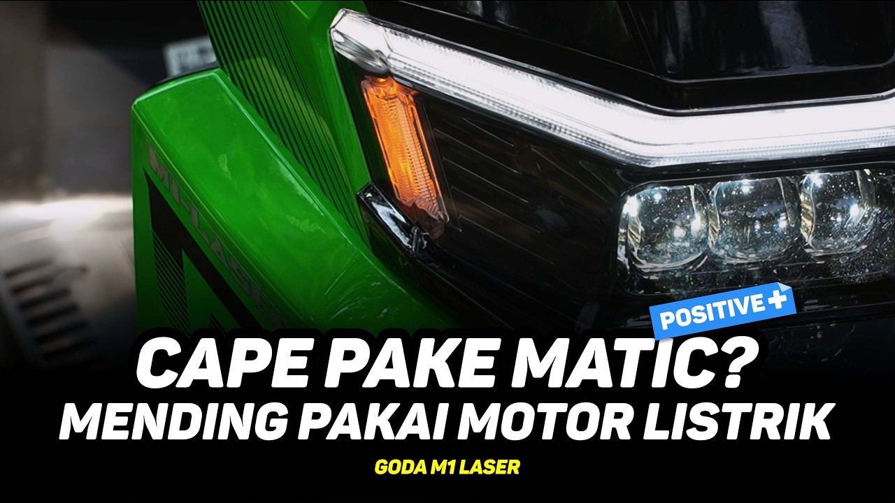 KAMI MULAI TERTARIK DENGAN MOTOR LISTRIK! | Goda M1 Laser