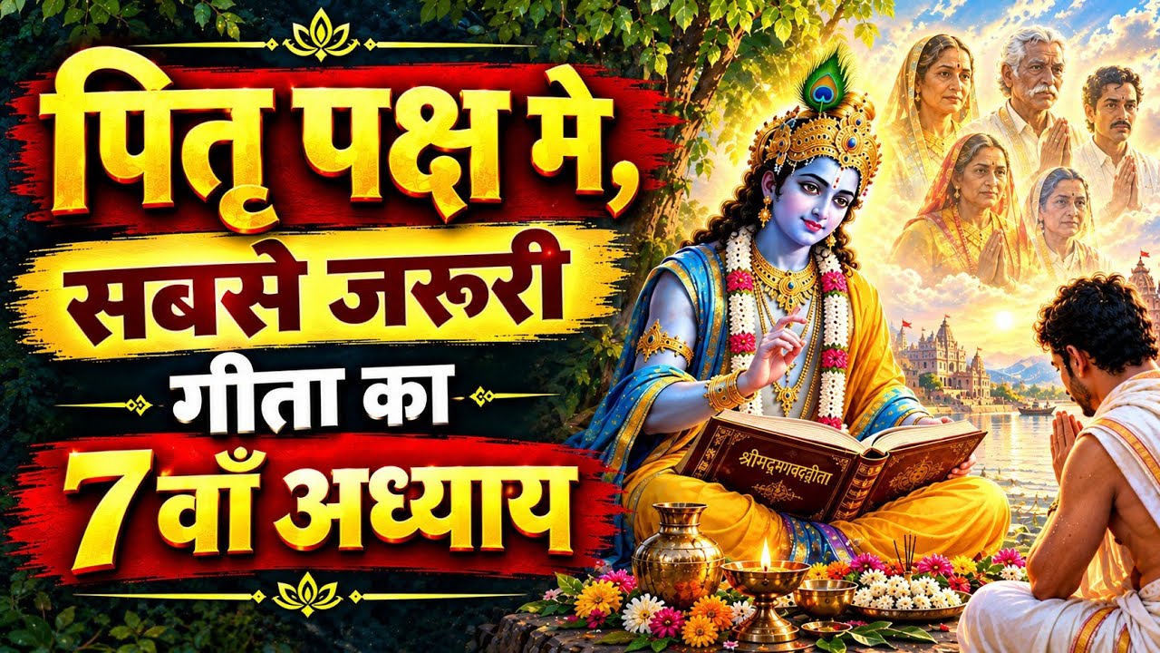 Pitru Paksha 2025 Special | Shrimad Bhagvad Gita Chapter -7 | गीता का सातवां अध्याय एवं माहात्म्य