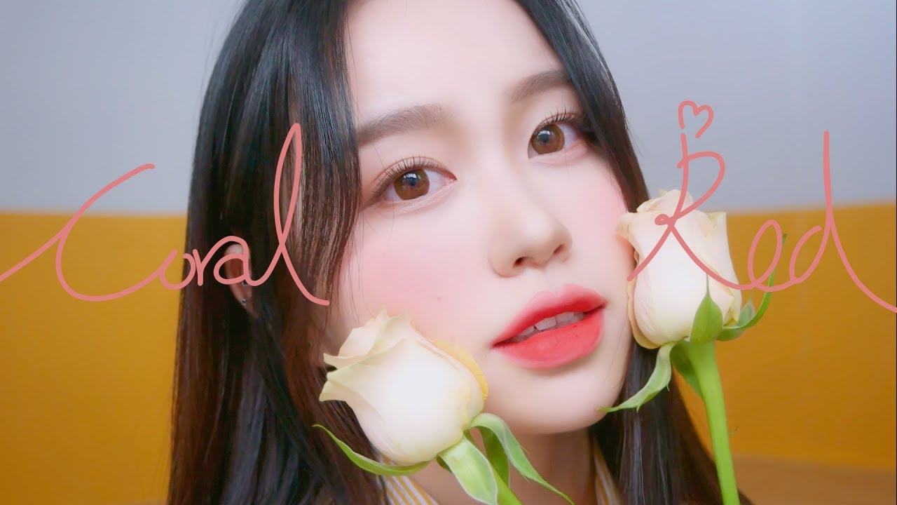 (ENG)🌼봄이 왔다! 코랄에 레드 한 방울 메이크업(feat.크리미 틴트 컬러 밤)ㅣCORAL RED MAKEUPㅣSOHYEON 소현