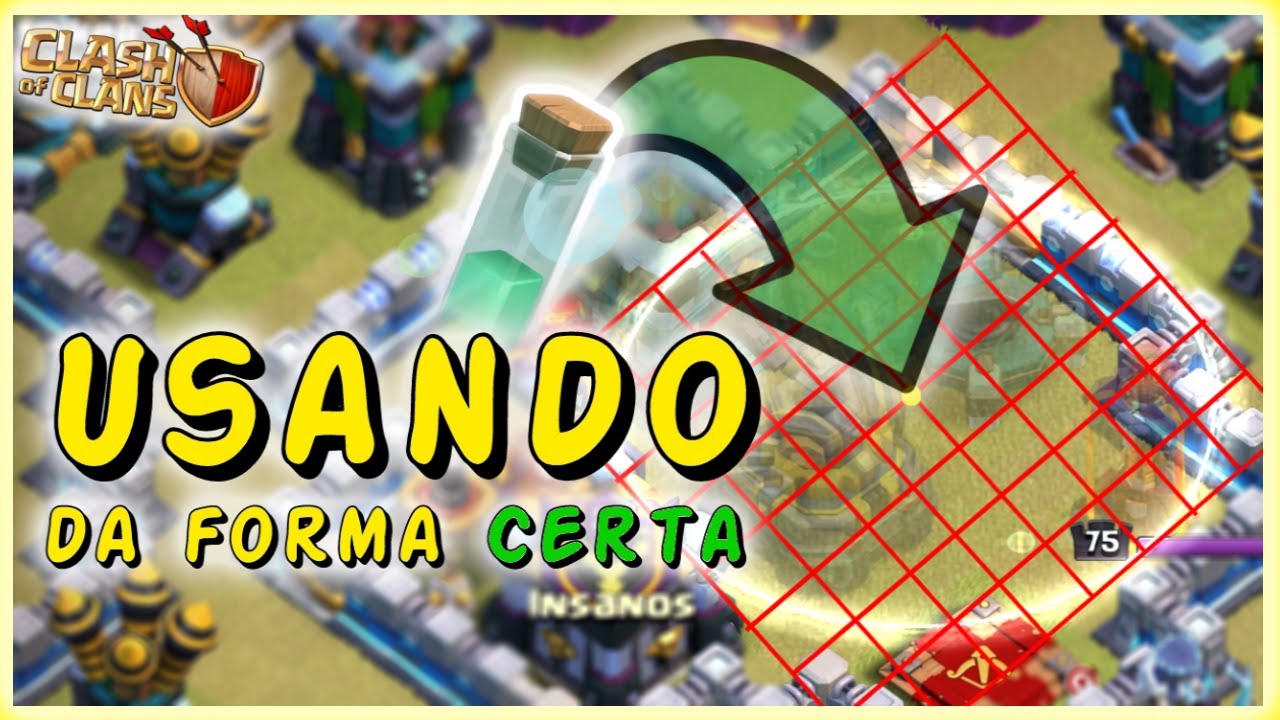😱 Como usar o Feiti&ccedil;o de Invisibilidade da maneira CERTA  - Clash of Clans
