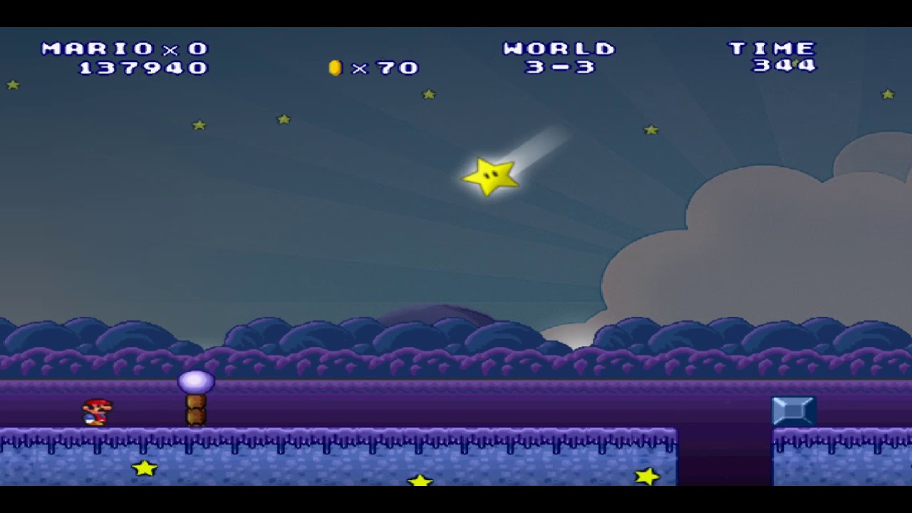 Mario Forever - World 3-3 StarLand Theme Extended 10 Mins