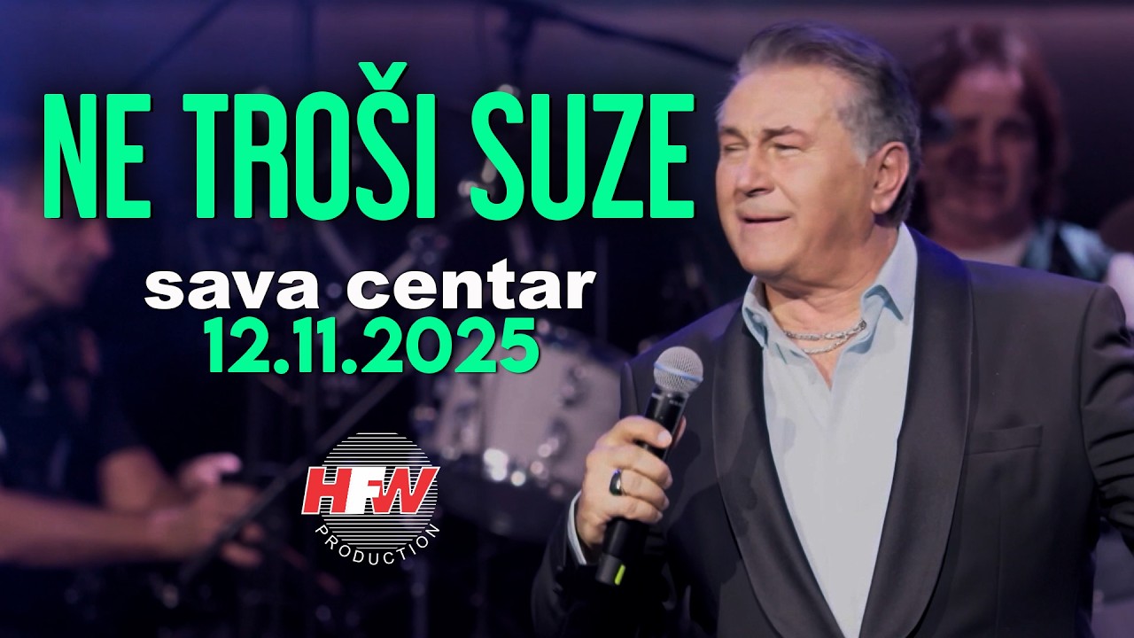 HALID MUSLIMOVIĆ - NE TROŠI SUZE - LIVE - (12.11.25. SAVA CENTAR)