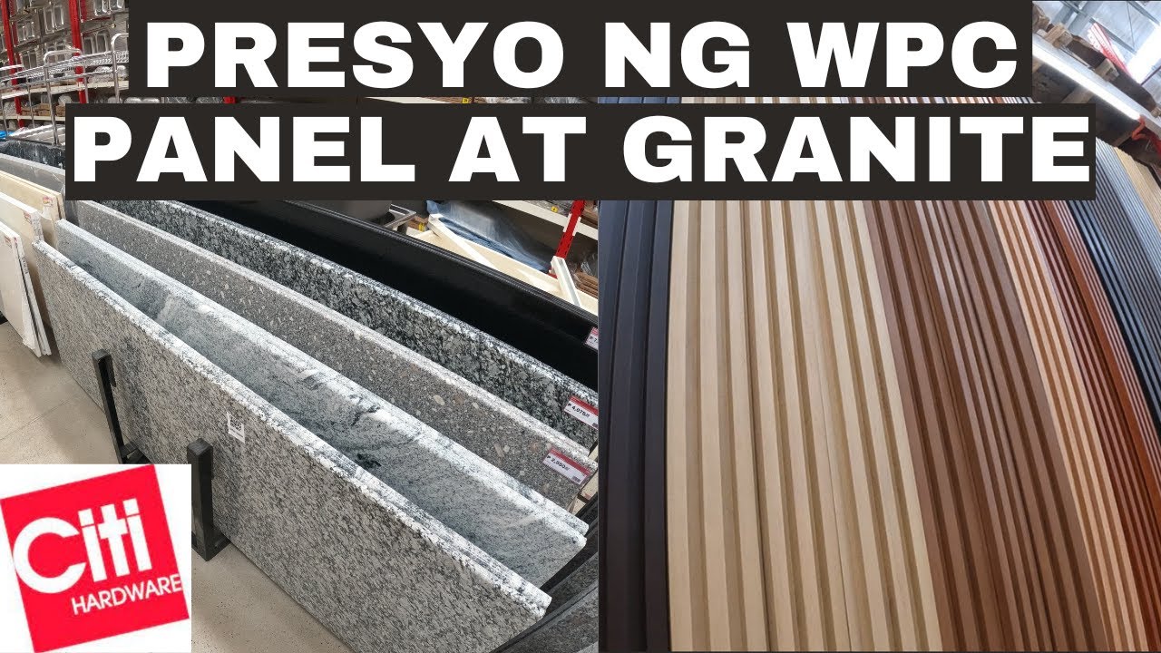 PRESYO NG WPC WALL PANEL AT GRANITE SA CITI HARDWARE