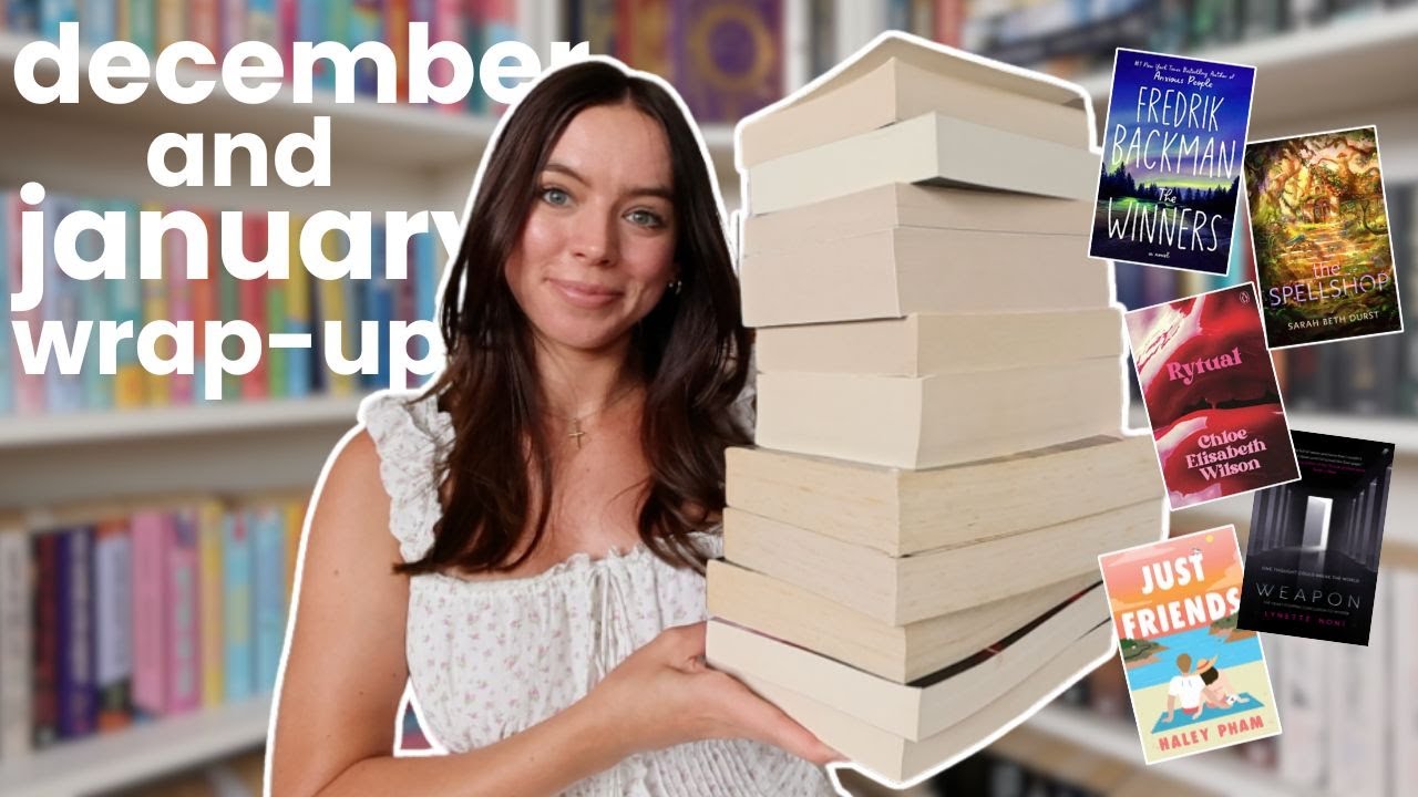 let's talk about the 19 books I read in December + January! 📚⭐️ *reading wrap-up*