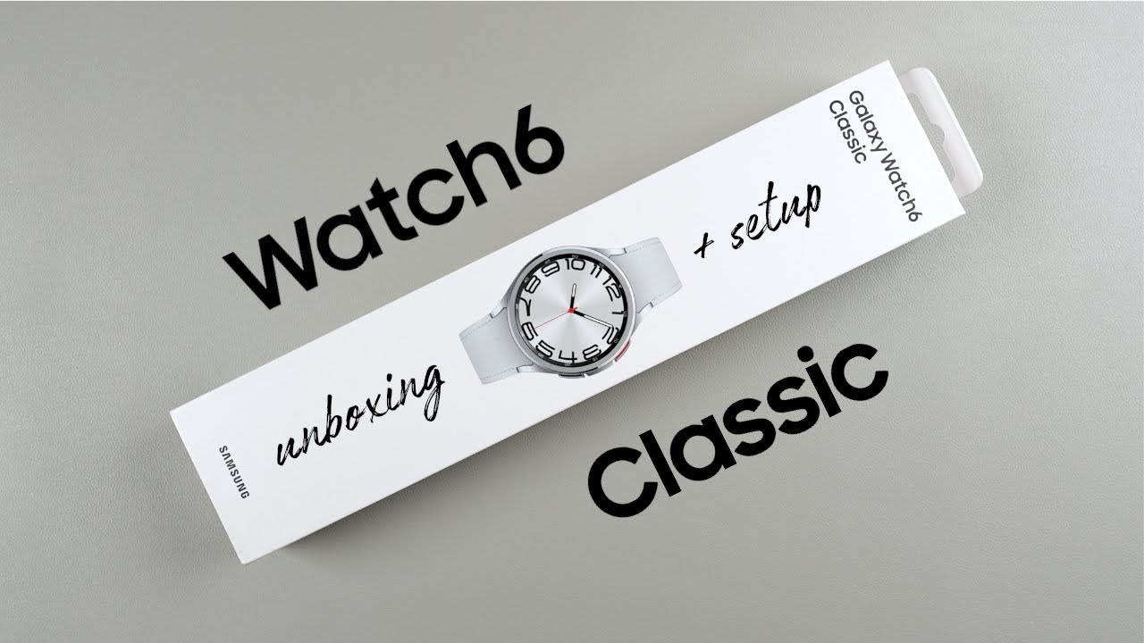 Распаковка и настройка Samsung Galaxy Watch 6 Classic (47 мм, серебристый)