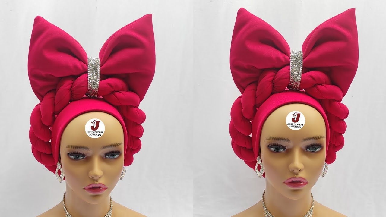 Round Band Turban Cap with Twist and bow design