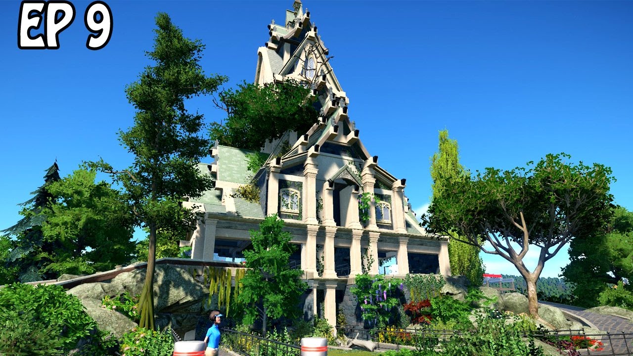 Woodland Temple Station | Planet Coaster Gameplay | Hybrid Coaster
