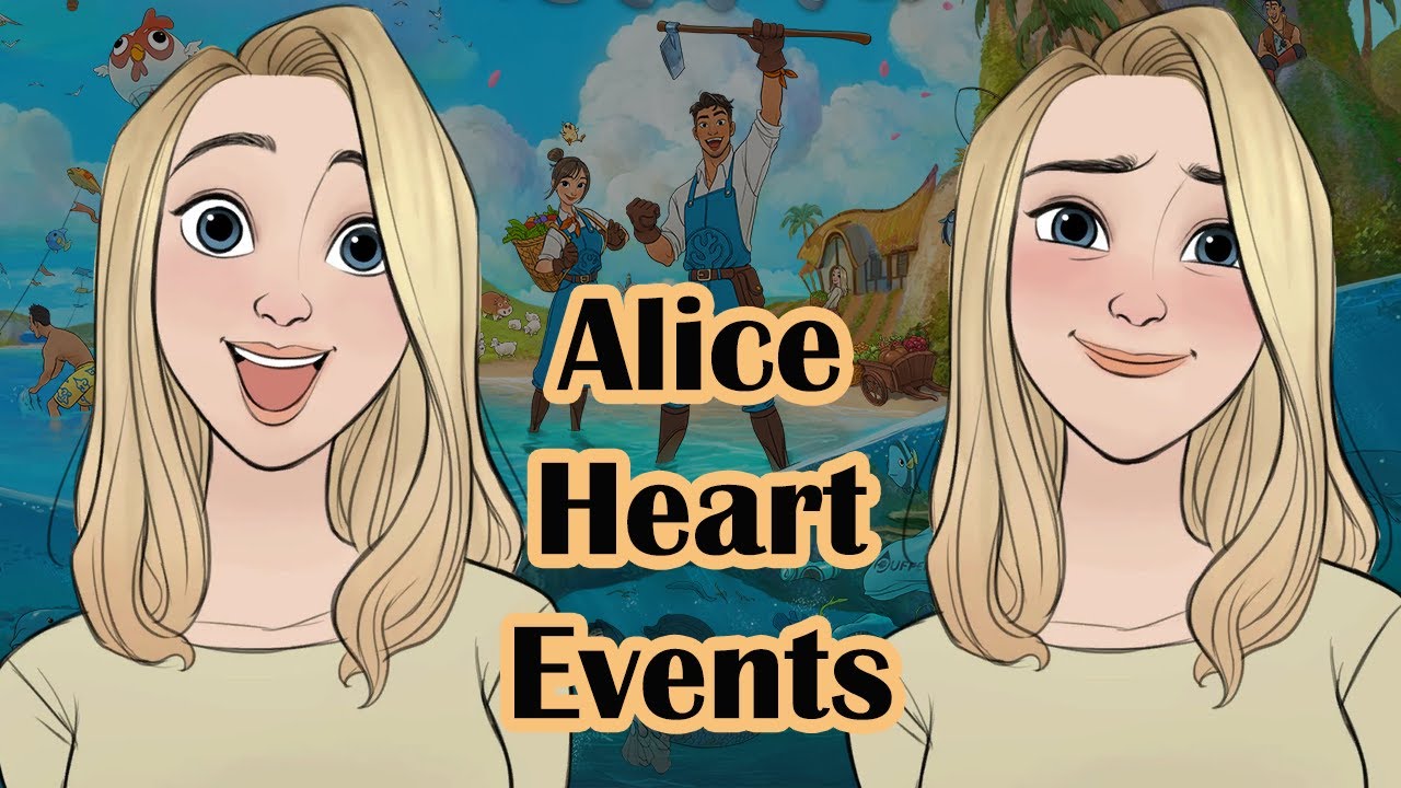 All Alice Heart Events and Marriage in Coral Islands (English)