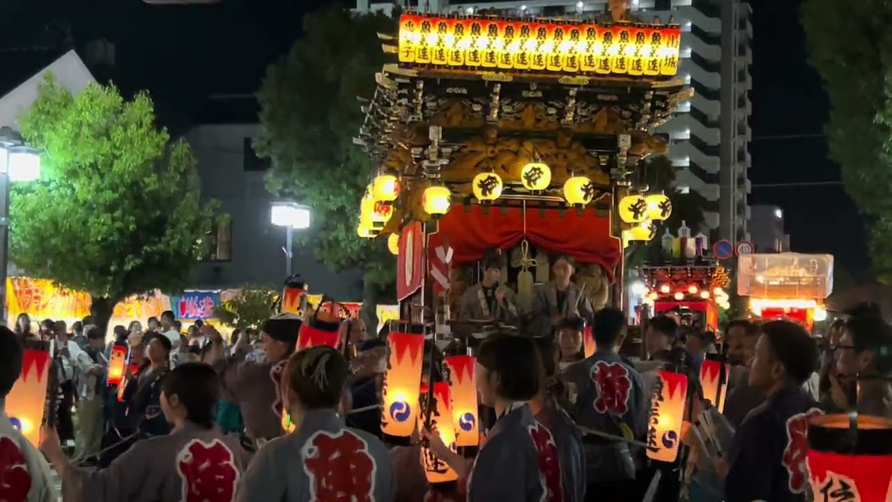 令和7年掛川祭り最終日　夜#祭り #掛川市#掛川祭り