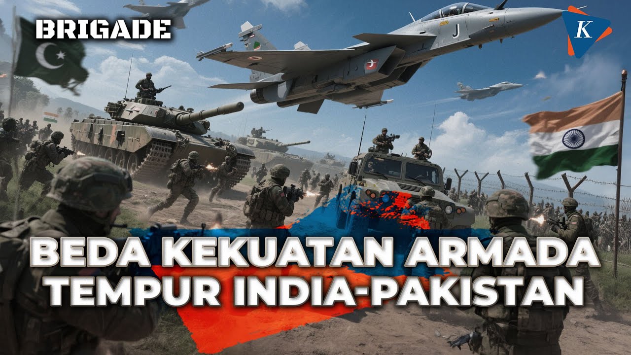 SAMA-SAMA PUNYA NUKLIR, SEJAUH APA PERBEDAAN KEKUATAN TEMPUR INDIA-PAKISTAN | BRIGADE