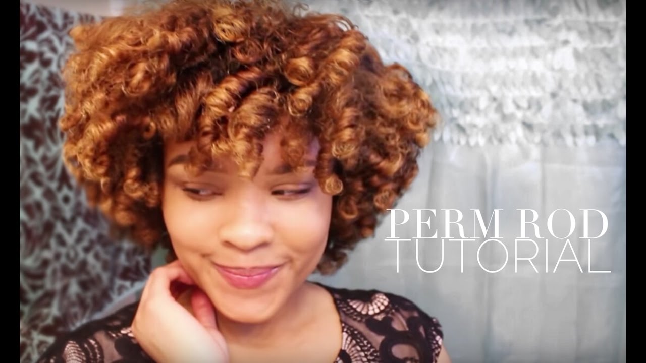 Perm Rod Tutorial + Night Time Routine | 4A Natural Hair